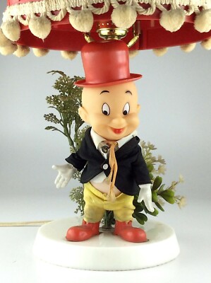 エルマー ワーナーブラザーズ DAKIN Vintage 1970 Elmer Fudd Red Lamp Figure R Dakin Warner Bros M563