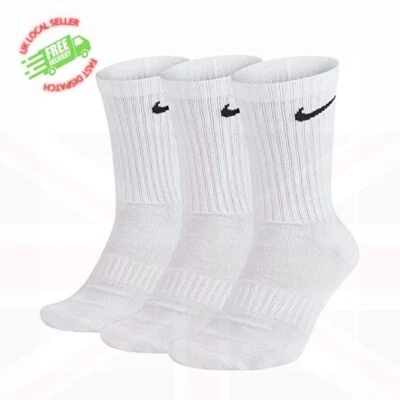 NIKE socks Men Women 3 Pairs Lightweight Crew Ankle Cotton Socks Sports 3 Pairs