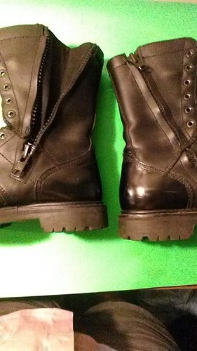 Rocky Outdoor Gear Men's Size 8 Paratrooper Lace and Side Zip Boots - Very Nice!