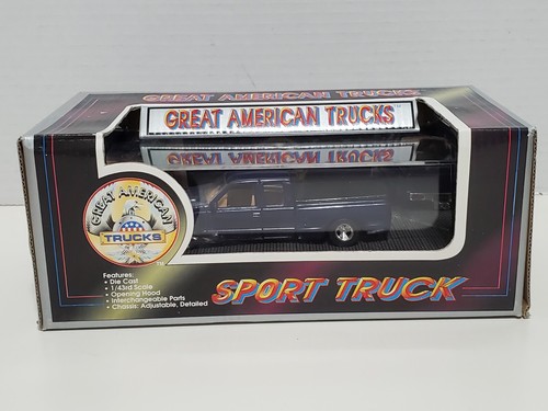 GREAT AMERICAN SPORT TRUCKS K-LINE METALLIC BLUE CHEVY C1500 G1510-03 1995 1/43