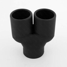 All Black Dual Straight Cut Round 3 Outlet 3 Inlet Stainless Steel Exhaust Tip All Black Dual Straight Cut Round 3 Outlet 3 Inlet Stainless Steel Exhaust Tip