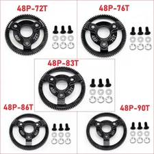 48p Steel Spur Gear 72t 76t 83t 86t 90t For Traxxas Slash 2wd LCG Drag F-150 SVT