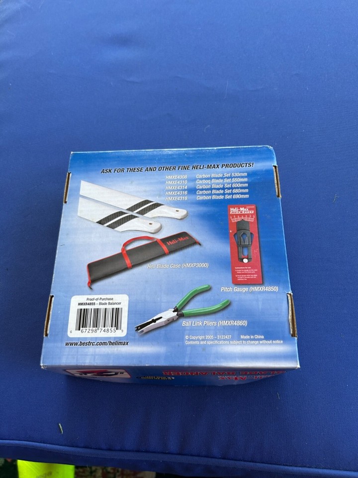 HeliMax Blade Balancer HMXR4855 for RC helicopter main rotor blades eBay