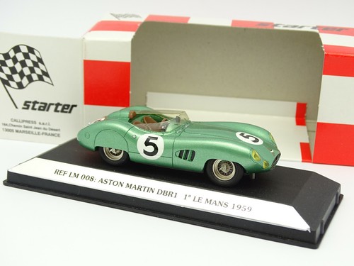Miniature Starter Factory Built 1/43 – Aston Martin DBR1 N°5 – Vainqueur Le Mans 1959
