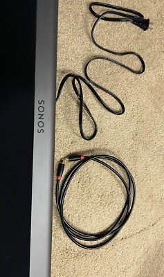 Sonos Playbar Sound Bar With Power Cord Optical Audio Cable