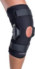 NEW DonJoy Deluxe Hinged Knee Brace, Drytex Sleeve, Open Popliteal, Size Small