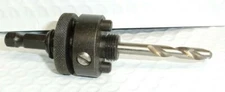 BLU-MOL  Quick Change Hole saw Mandrel, 1-1/4"-6" Hole Saw, 3/8" hex Shank #5546