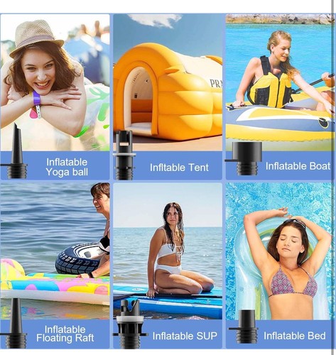 50PSI Electric Paddle Board Pump, Dual Motor SUP Air Pump for Inflation and D... - Picture 5 of 9