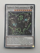 Yu-Gi-Oh! Einzelkarte Schrott-Zwillingsdrache bespielt