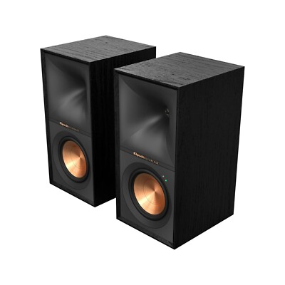 Klipsch R-50PM 5.25'' 240W Powered Bookshelf Speaker with Bluetooth, Black (pair)