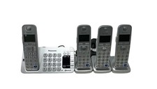 Panasonic KX-TGE 474 Silver Cordless Telephone With Bluetooth 3 Handsets