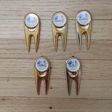 Rare 1997 Ryder Cup Valderrama Golf Clock Divot Tool Johnny Walker Flag (Lot 5)