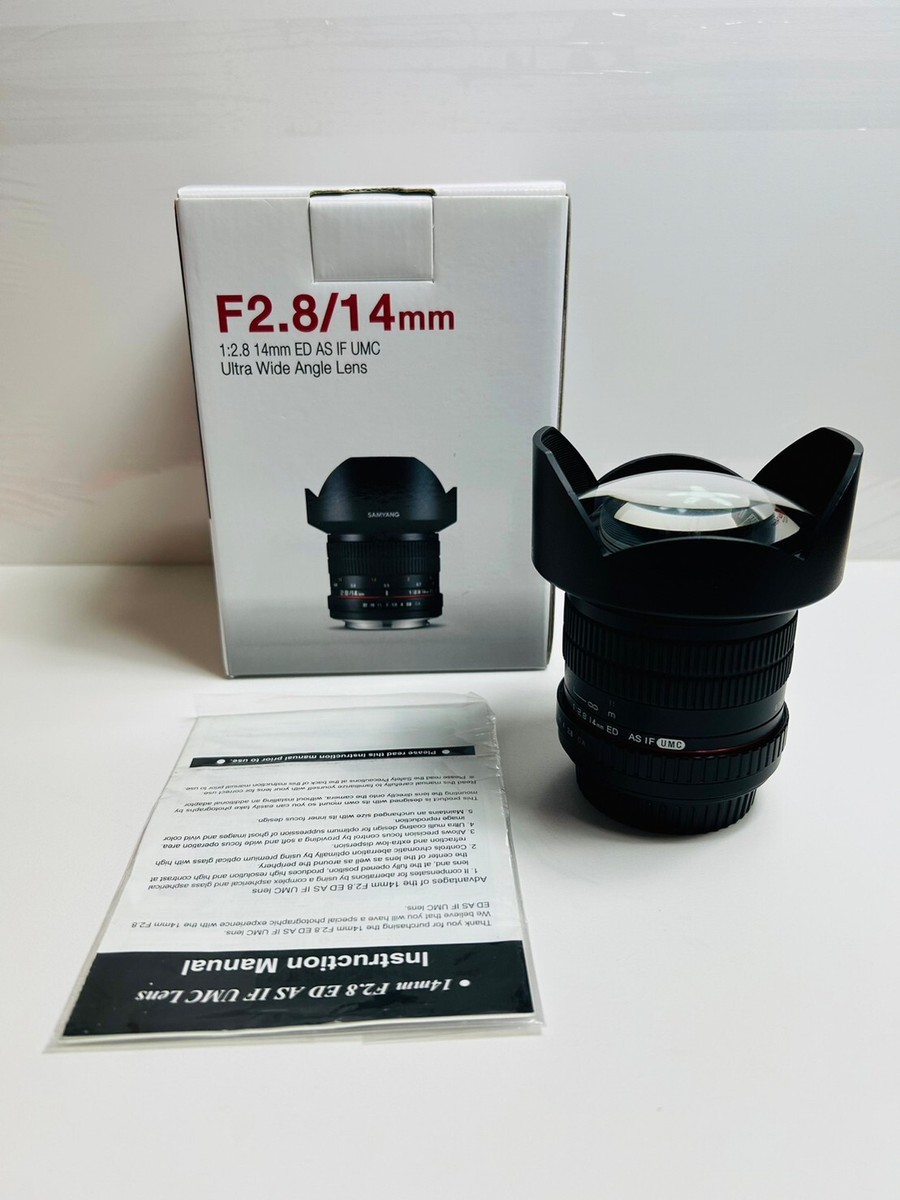 SAMYANG 14mm F2.8 ED AS IF UMC Canon with box from japan | eBay SAMYANG 14mm F2.8 ED AS IF UMC Canon with box from japan | eBay