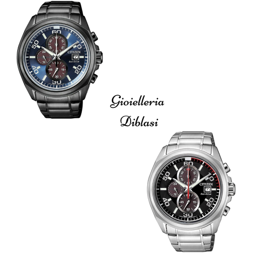 CITIZEN OROLOGIO UOMO ECO-DRIVE CARICA SOLARE CRONOGRAFO IN ACCIAIO  CA0635-86L | eBay