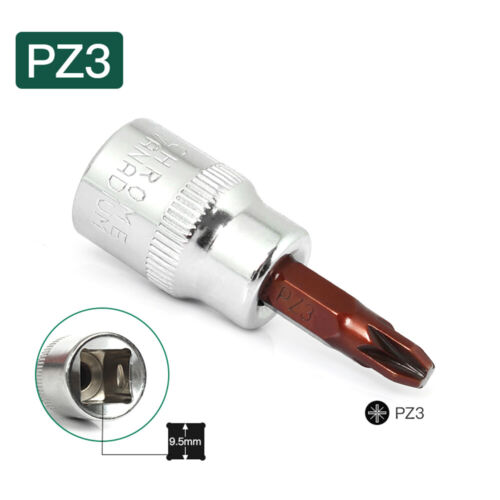 Hex/Torx/Phillips/Slotted/Pozi/Bit Socket Set 3/8" Drive lmpact Sockets Bit Rail - Picture 37 of 38