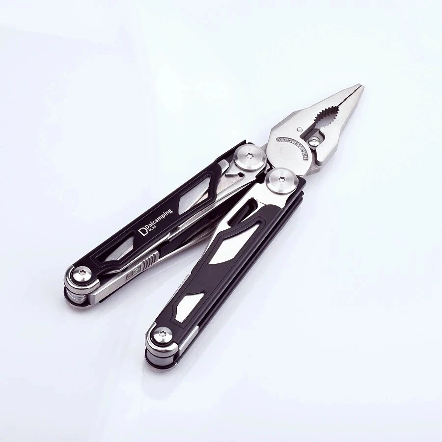 Compact Multi-Tool Knife with Scissors & Pliers for Survival Gear