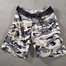 Pelagic Board Shorts Fishing Camo Camouflage Mens Size 32