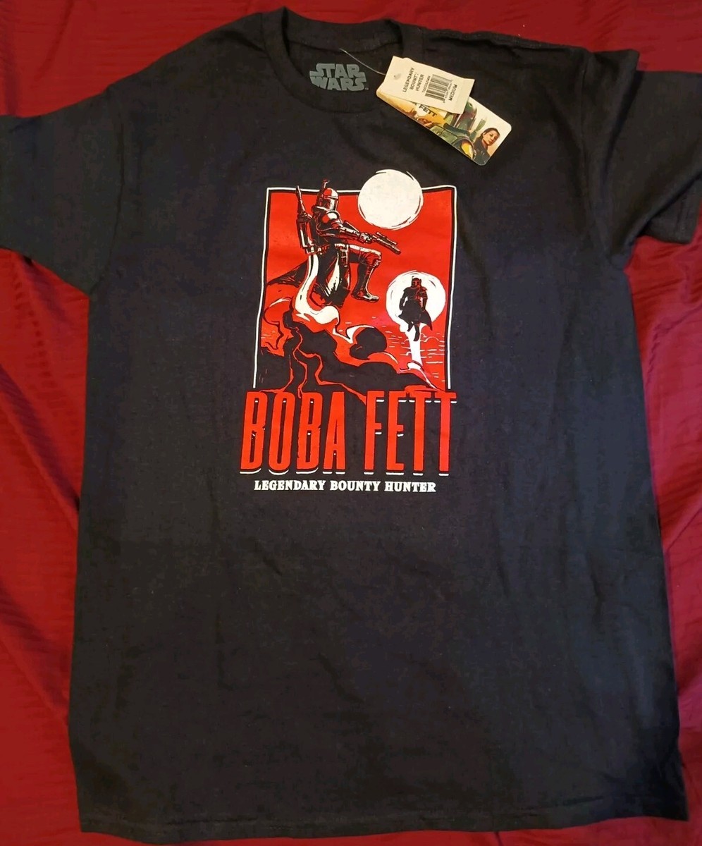 Star Wars Boba Fett Black T-shirt Geeknet Size Medium | eBay