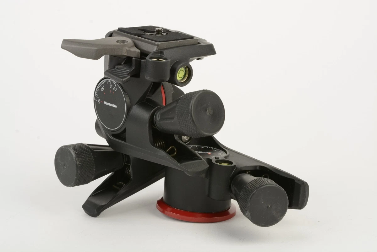 EXC++ MANFROTTO MHXPROWG XPRO GEARED 3 WAY PAN TILT HEAD w/QR PLATE