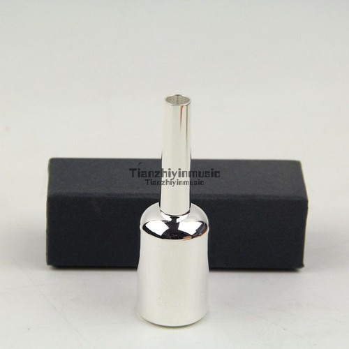 New Trumpet Mouthpiece Copper Silver Custom - Picture 4 of 5