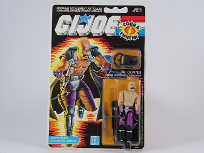 G.I. Joe Dr Cortex (1987) - Vintage Hasbro Figur im Blister