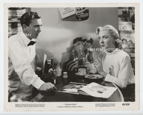 1949 Film TENSION . Beautiful actress AUDREY TOTTER . ( Riley ) Tom D ...