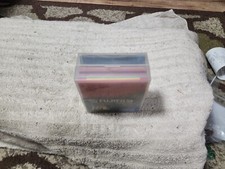 Lot of 12 color 3.5" IBM Format 1.44 MB floppy discs with case
