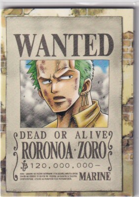 Panini One Piece Epic Journey Trading Cards Karte Nr. 120 Wanted