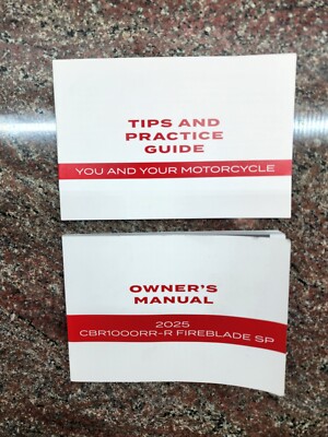 OEM] 2025 Honda CBR1000RR-R Fireblade SP Owner's Manual + Guide