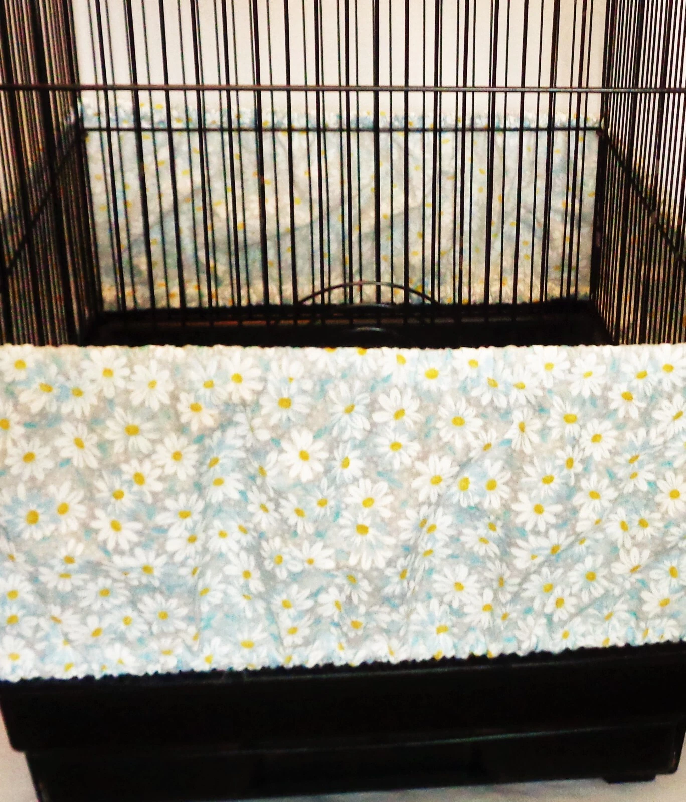 LARGE Bird CAGE Seed Catcher SKIRT ONLY "Gray"