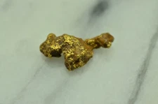 20K Yellow Gold natural gold nugget 2.9 grams