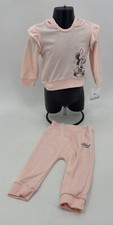 Disney Baby Minnie Mouse Pullover Hoodie  Pants Outfit Set Pink Girl  s Sz 6/9 M
