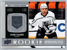 2021-22 UD Series 1 Rookie Retrospective #RR-6 Gabe Vilardi - Los Angeles Kings