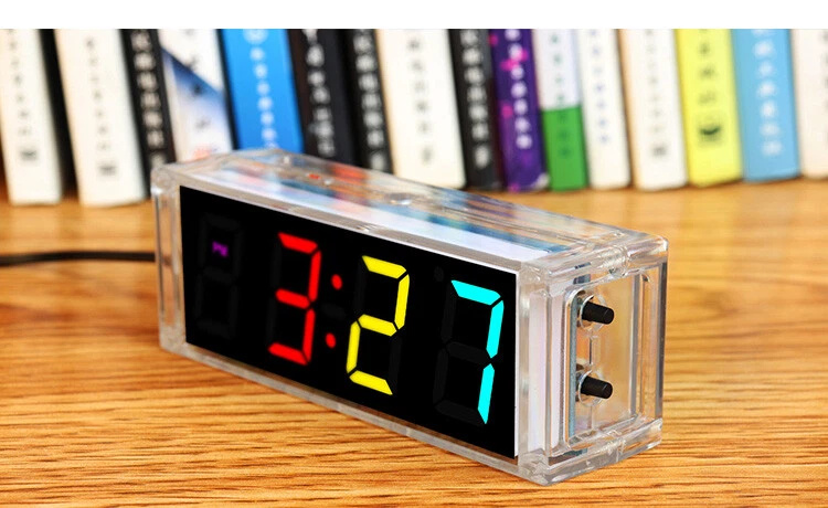 DIY Digital Clock Soldering Kit with Temperature - Learning Teaching Gift UK - Image 3 of 4