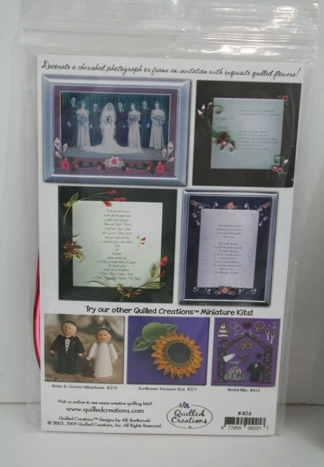 Quilled Creations Set de 2 Kits de Papel Quilling Cumpleaños Boda y Romance Floral Foto 3 de 4