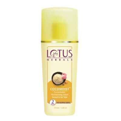 Lotus Herbals Cocomoist Cocoa-Butter Moisturising Lotion, 170ml