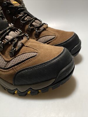 HI-TEC Men's Skamania Mid Waterproof Hiking Boots 9 Brown Gold