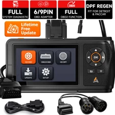 Heavy Duty Truck Scanner for Detroit & Paccar Engines DPF Regen OBD2 Code Reader