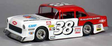 55 Chevy Bomber 118th Scale Body For Losi Mini Lm Hackfab ..285