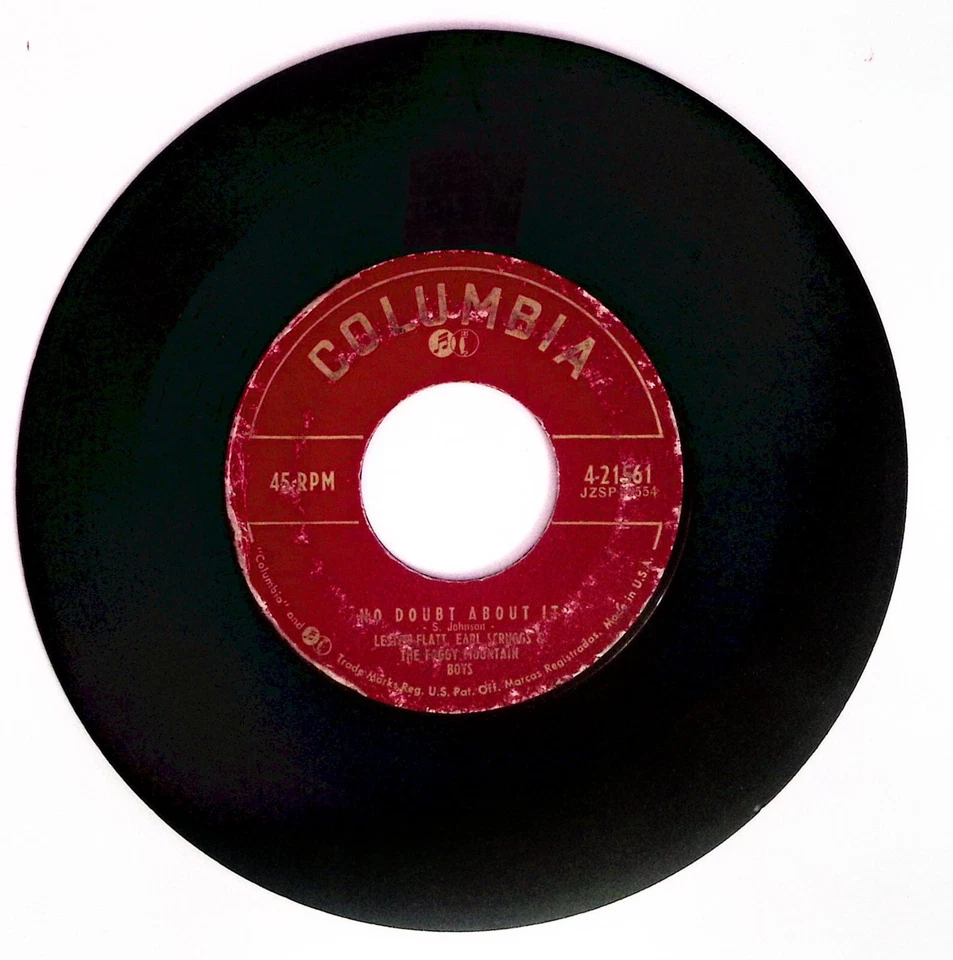 LESTER FLATT, EARL SCRUGGS NO DOUBT ABOUT IT/WHAT'S GOOD FOR YOU VINYL 45 70-50 Foto 3 de 3