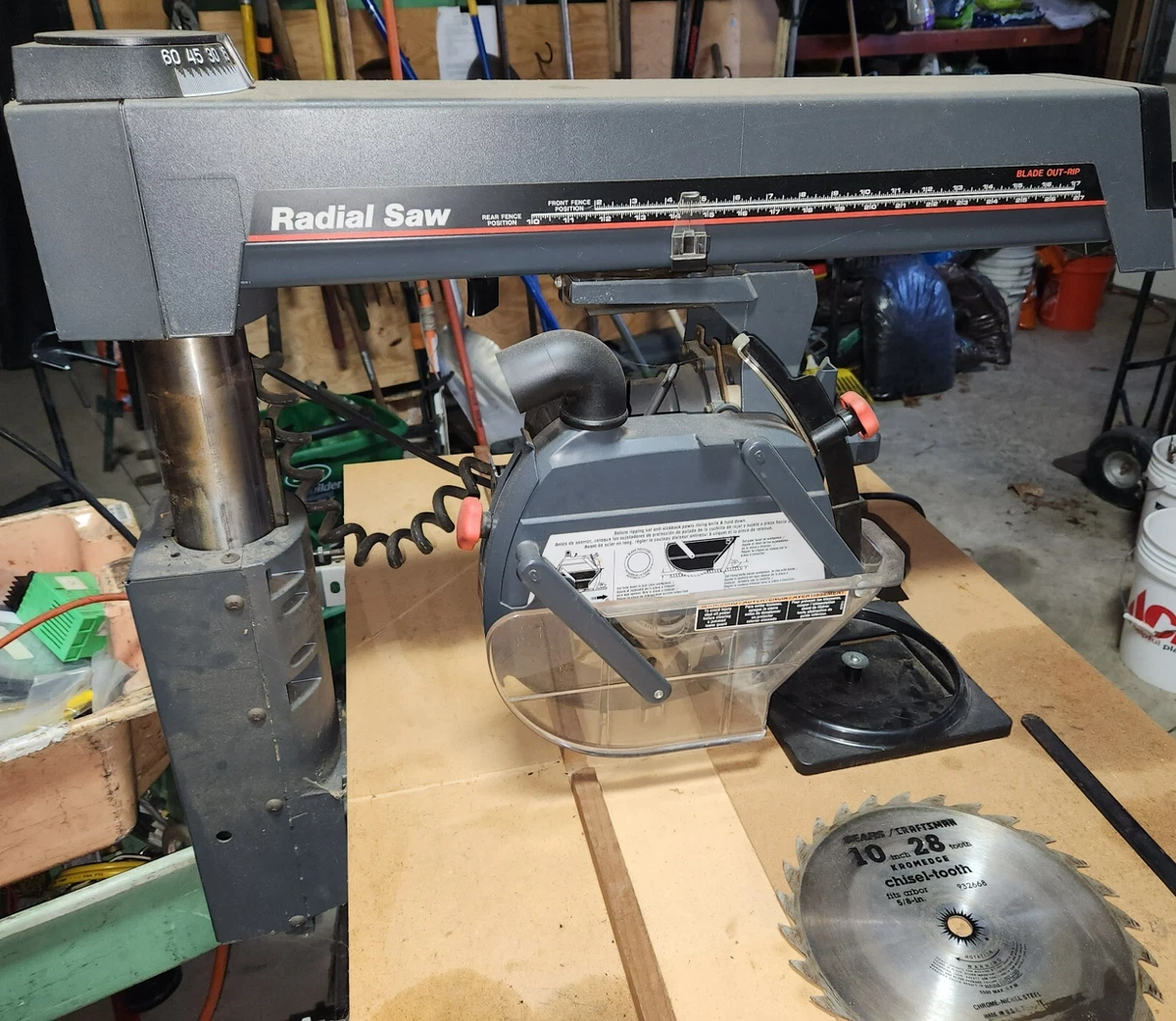 Craftsman electronic 2024 radial arm saw