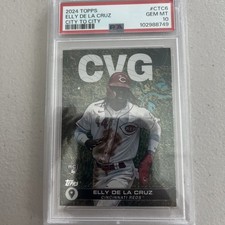 Elly De La Cruz - Rookie Card- 2024 Topps Series 2 - #CTC-6 - PSA 10