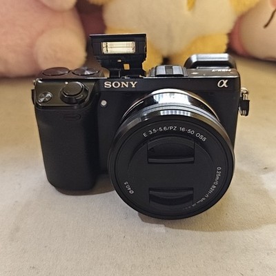 Sony Alpha NEX-7 24MP Mirrorless W/16-50mm OSS Lens Digital Camera Kit Tested