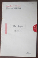 The Ringer Wyndham's Theatre London 1926 Theatre programme