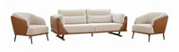 Wohnzimmer-Set 3-Sitzer-Sofa Sessel Moderner Stil Weiches Sofa Neu