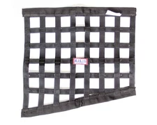 RJS Window Net - SFI 27.1 - 1 in Webbing - Triangle - Black - Drag Race - Each