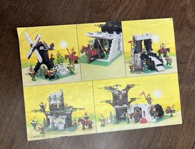 Vintage LEGO 6066 Camouflaged Outpost Forestmen Original Instruction Manual