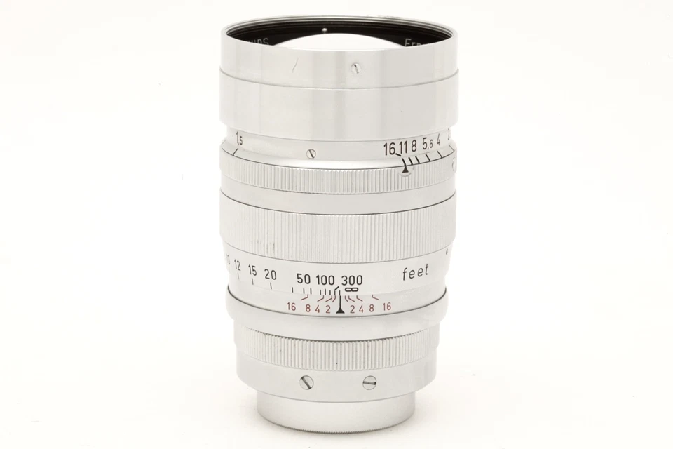 Lente de montaje con tornillo Leica 8,5 cm f1,5 Summarex L39 (CLA 8/27/25 por DAG) #48465 Foto 3 de 4