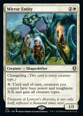 x1 Mirror Entity - Deck Exclusive R MTG Commander Legends: Battle for Baldur's G