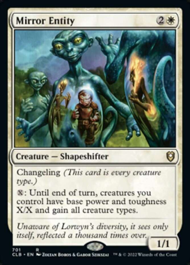 x1 Mirror Entity - Deck Exclusive R MTG Commander Legends: Battle for Baldur's G